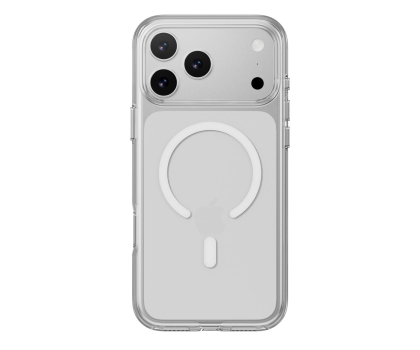 Etui / obudowa na smartfona MAGEASY Bright M do iPhone 17 Pro Max (Transparent/White Ring )